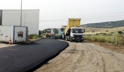 Sanayi Sitesinde Asfalt Serimine Başladık Galeri