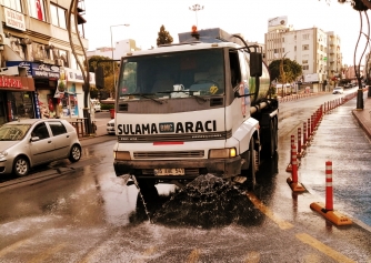 Aliağa’da Hijyen Çalışmaları Devam Ediyor Galeri