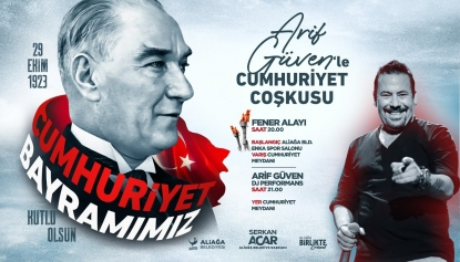 Aliağalılar Cumhuriyetin 102. Yılını Hep Birlikte Coşkuyla Kutlayacak Galeri