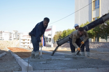 Yeni Mahalle’de Bisiklet Yolları Yapılıyor Galeri